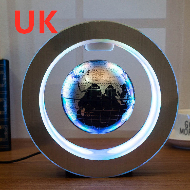 Magnetic Levitating LED World Map Globe – Floating Anti-Gravity Light for Home & Office Decor