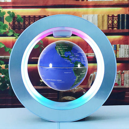 Magnetic Levitating LED World Map Globe – Floating Anti-Gravity Light for Home & Office Decor