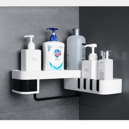 Space-Saving Bathroom Corner Shelf – Easy Installation for Organized Storage