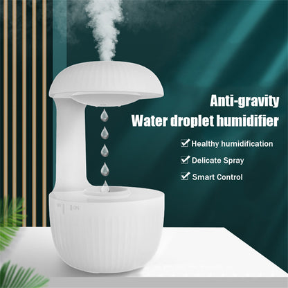 Anti-Gravity Rain Cloud Aroma Diffuser – Stress-Relieving Nano Mist Humidifier with Optical Water Flow