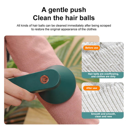 USB Rechargeable Electric Lint Remover – Portable Fabric Shaver for Fluff-Free Clothing