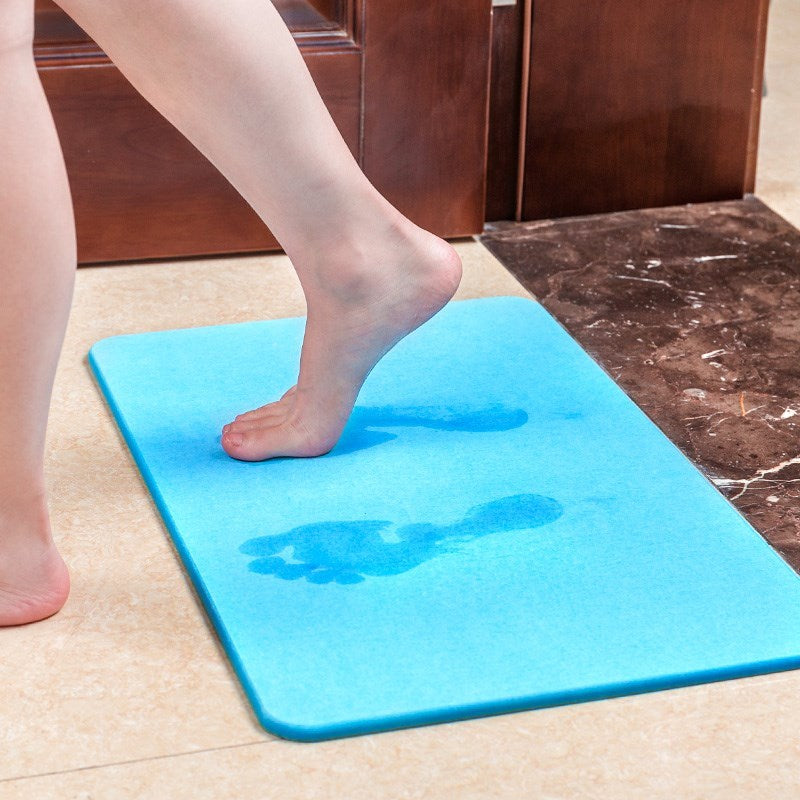 Magic Water Absorbent Bathroom Mat – Fast-Drying & Non-Slip for Ultimate Comfort