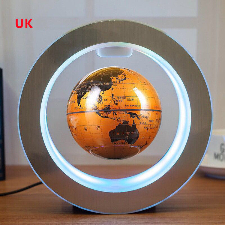 Magnetic Levitating LED World Map Globe – Floating Anti-Gravity Light for Home & Office Decor