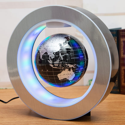 Magnetic Levitating LED World Map Globe – Floating Anti-Gravity Light for Home & Office Decor