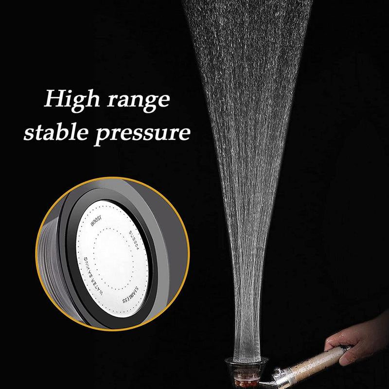 Cyclone Waterflow High Pressure Handheld Shower Head with Detachable Filter