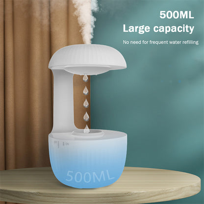 Anti-Gravity Rain Cloud Aroma Diffuser – Stress-Relieving Nano Mist Humidifier with Optical Water Flow