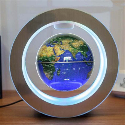 Magnetic Levitating LED World Map Globe – Floating Anti-Gravity Light for Home & Office Decor