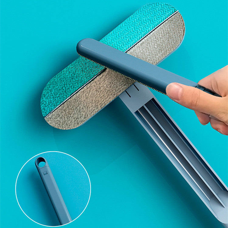 4-in-1 Multifunctional Cleaning Brush – Pet Hair Remover, Window Screen Cleaner, and More!